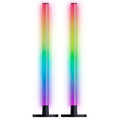 Aether Stående Lampe RGB LED Lysbjælke til Gaming Reversibel For Bagside Dobbelt Belysning til Matter Individuel Stangbelysning PC Enkelt Kabel Hjem