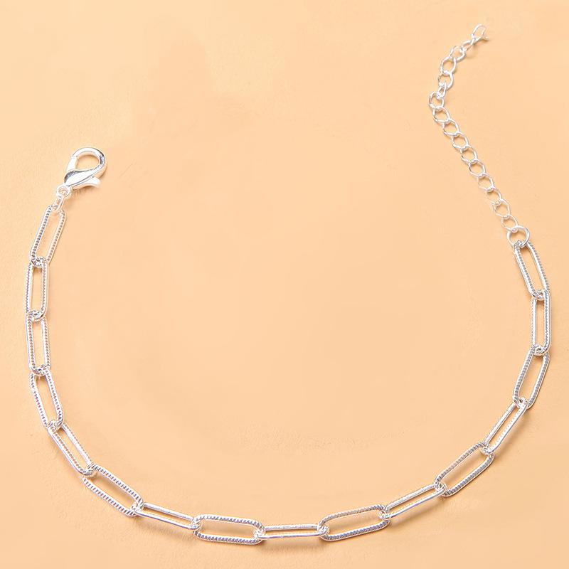 Fashion Silver Color Gypsophila Sparkling Bracelet for Women Elegant Fine Adjustable Bangle Jewelry Party Accessories Gifts