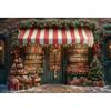 Christmas Candy Toy Store Christmas Tree Gift Theme Banner Background Birthday Party Decoration Photography Background Cloth 5