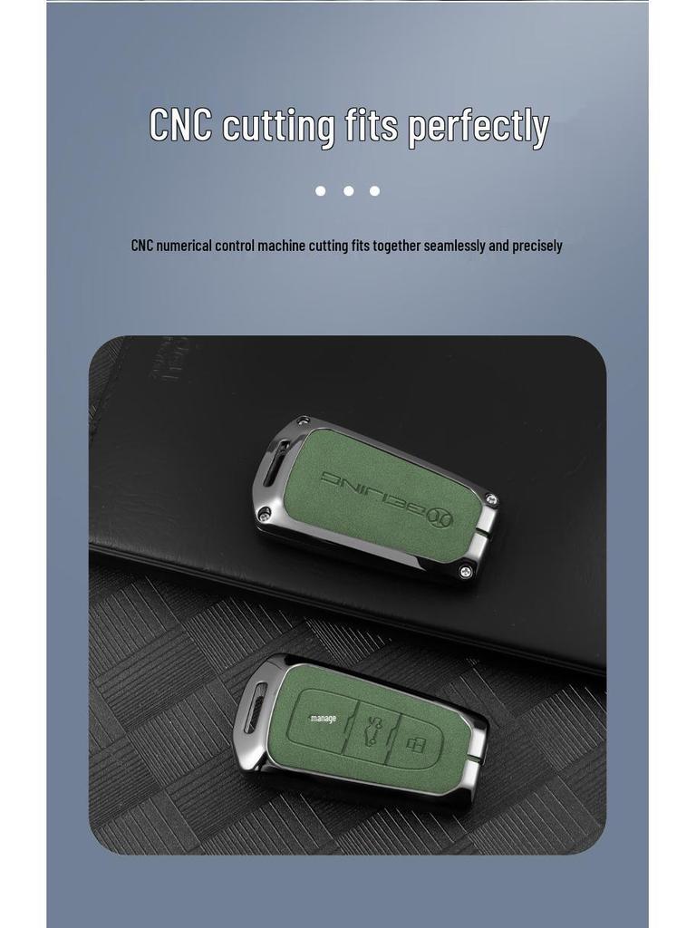 Beijing BJ 1.5T Luxury Car Key Cover: Anti-Lost High-End Lock Shell & Key Chain