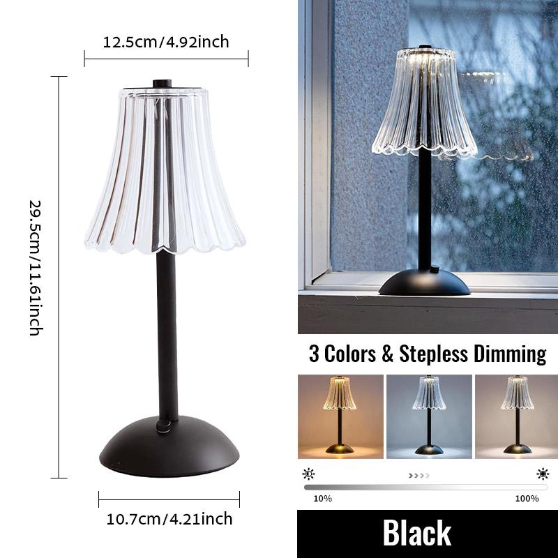 LED Table Lamps Touch Sensor Desktop Night Light USB Rechargeabl Portable Bedroom Book Lamp Reading Lamps Decor Light