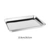Stainless Steel Baking Tool Pastry Nonstick Easy To Clean Metal Pans Serving Platter Oven Baking Tray for Restaurant Party