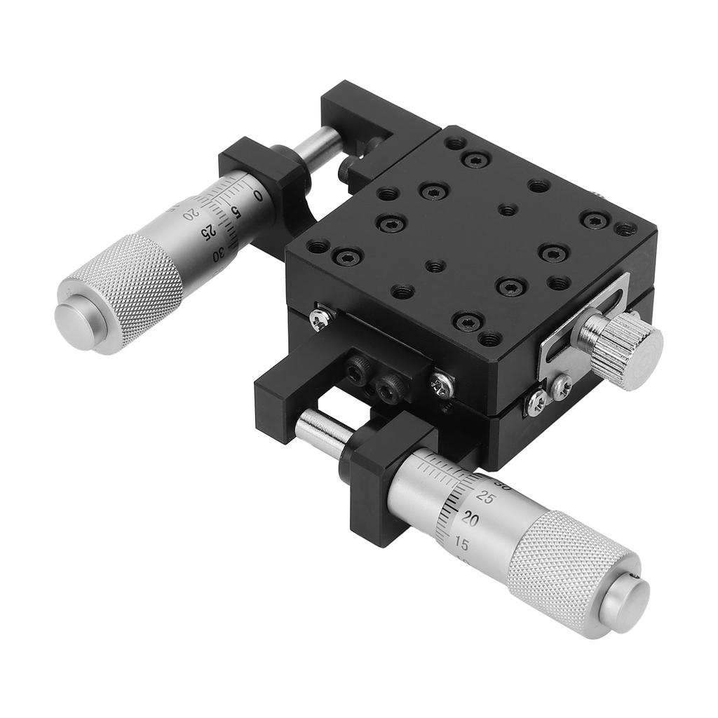 Linear Sliding Table XY Axis Manual Platform Cross Roller Guide Type Stage 40x40mm SEMYW40‑AS