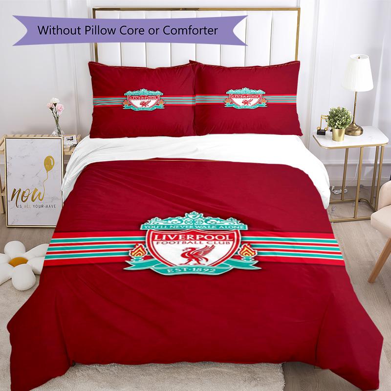 Liverpool Quilt Cover Set Suitable For Bedrooms Lightweight Perfect Gift For Friends Family
