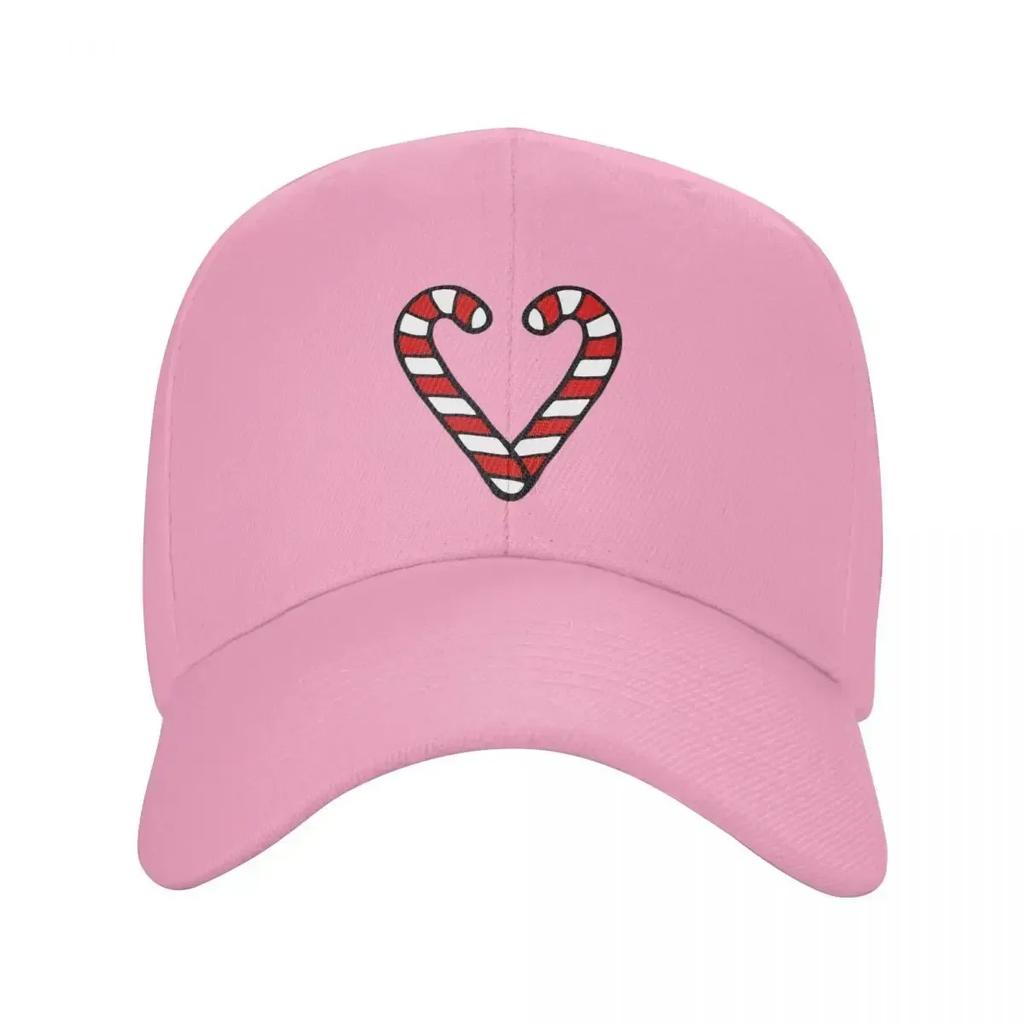 Candy Cane Pattern Baseball Cap Party Hat New In Hat New Hat Sun For Children Unisex Caps Womens