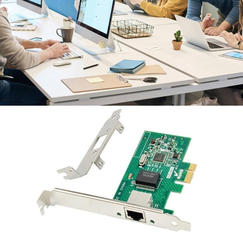 Gigabit PCIe Networking Card 1000M Ethernet Adapter with I210AT for Desktop and Server