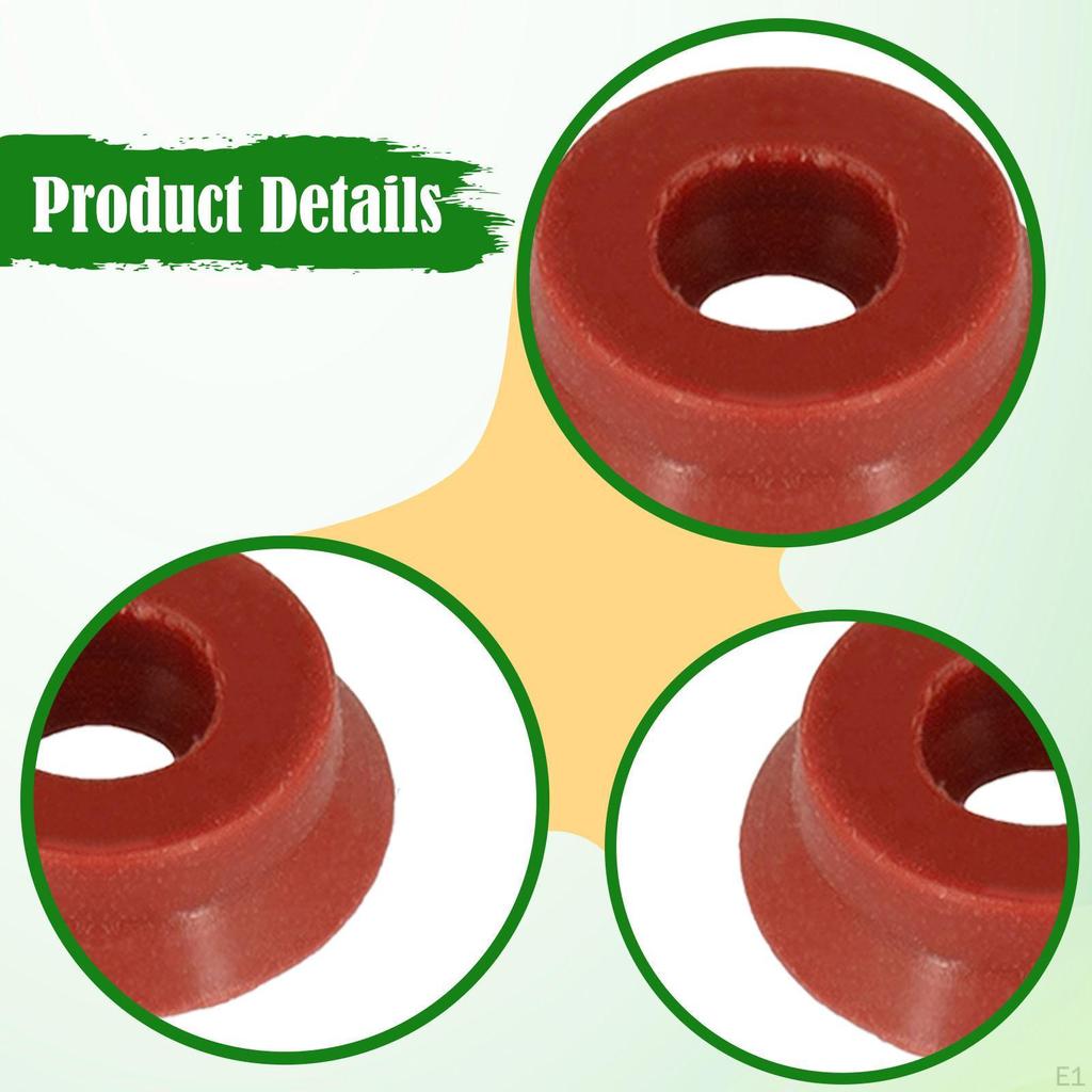 10Pcs Lip Seals for Drainage Valve Food Grade Silicone Coffee Machine Parts Sealing Gaskets Water