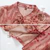 Elderly Women's Summer Seven-Quarter Sleeve Cardigan Set