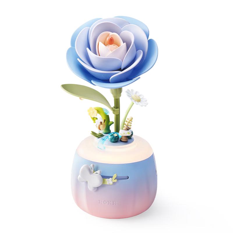 ROKR DIY Building Block Flower Sets & Aromatic Lamps