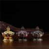 1Pc Lotus Flower Incense Burner Buddha Holder Brass Mini Sandalwood Censer Metal Home Decoration Craft
