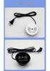 Built-in Wireless Charger Power Strip with Direct Plug-in for Hidden Desktop and Phone