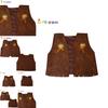 Western Cowboy Style Vest For Adults And Kids Polyester Stage Costume Men Women