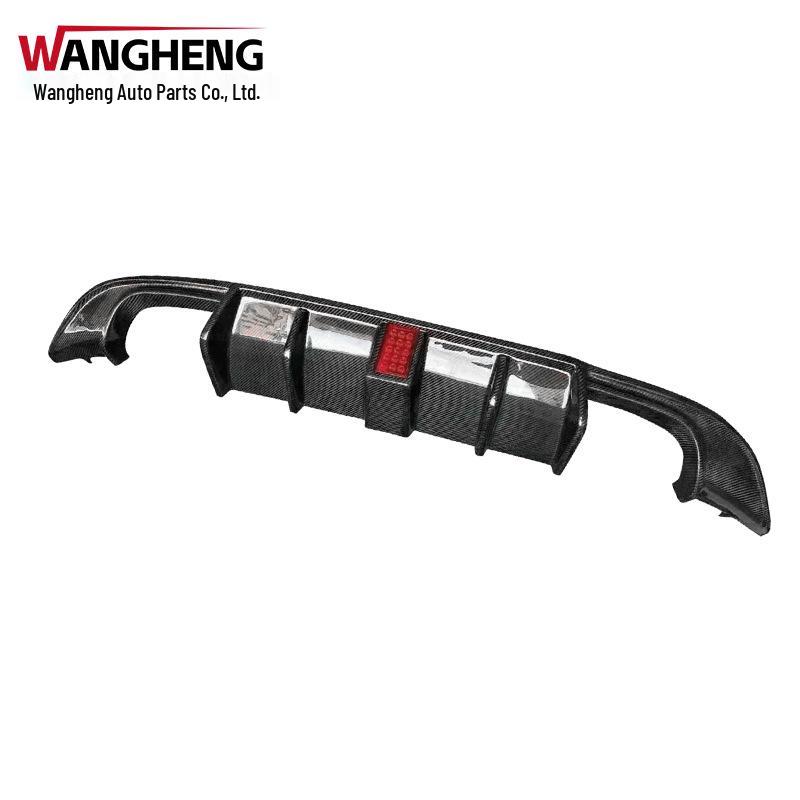 Golf 7.5 Carbon Fiber Rear Bumper Lip Spoiler & Diffuser