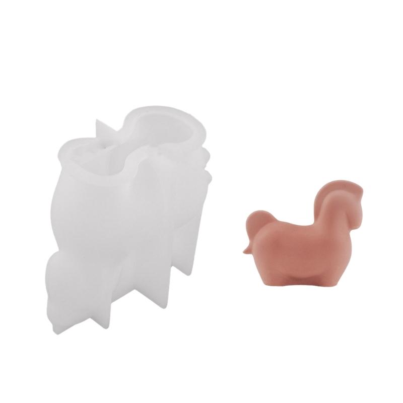 

Silicone Cement Plaster Molds Little Horse Shape Figurine Moulds Suitable for Crafting Enthusiasts Hand-Making Craft S