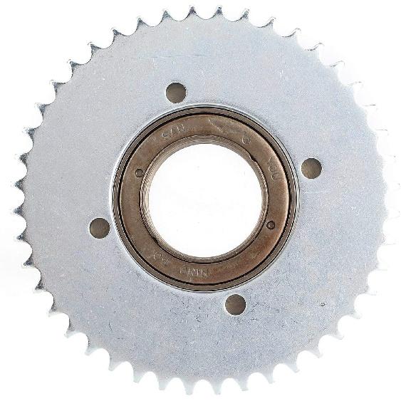 Rear Chain Sprocket Set, 78mm OD 4‑Hole Toothless Flywheel + T8F 44T 54mm Chain Sprocket for 43 49 Mini Gas Scooter ATV