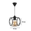 Evo Authentic Black Metal Chandelier Hall Entrance Pendant 
