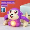 TikTok Electric Tumbling Monkey Toy for Kids – Early Education Light Music Somersault Crawling Monkey