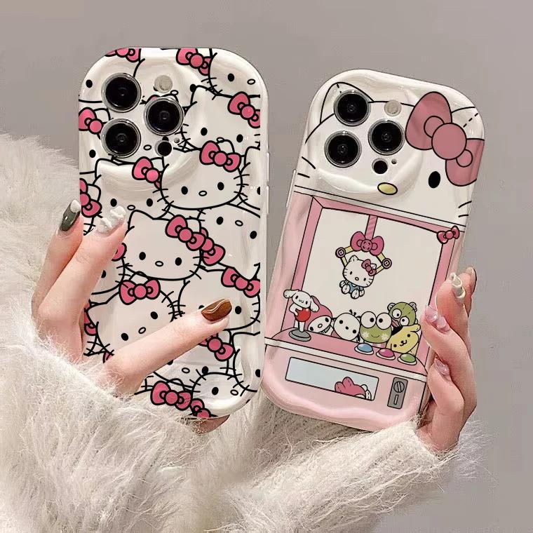 Phone Case For Xiaomi POCO X8 Pro 15T 5G M7 F7 X7 Pro M6 X6 F4 NFC X5 F6 5G Cartoon Hello Kitty Korean TPU Casing