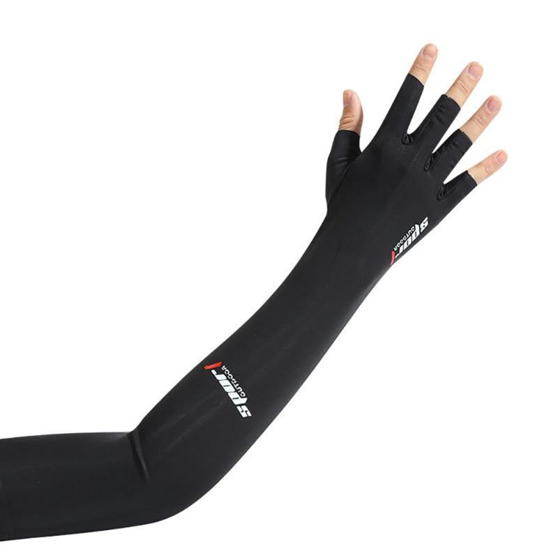 Sunscreen Ice Sleeves Summer Arm Sunscreen Ice Sleeves Set Outdoor Sports Men's Ice Silk Sleeve Driver Arm Sleeve