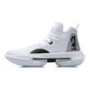 Li Ning CF Challenger High-Top Trendy Sports Shoes Men Sneakers White Black AGLR061-1