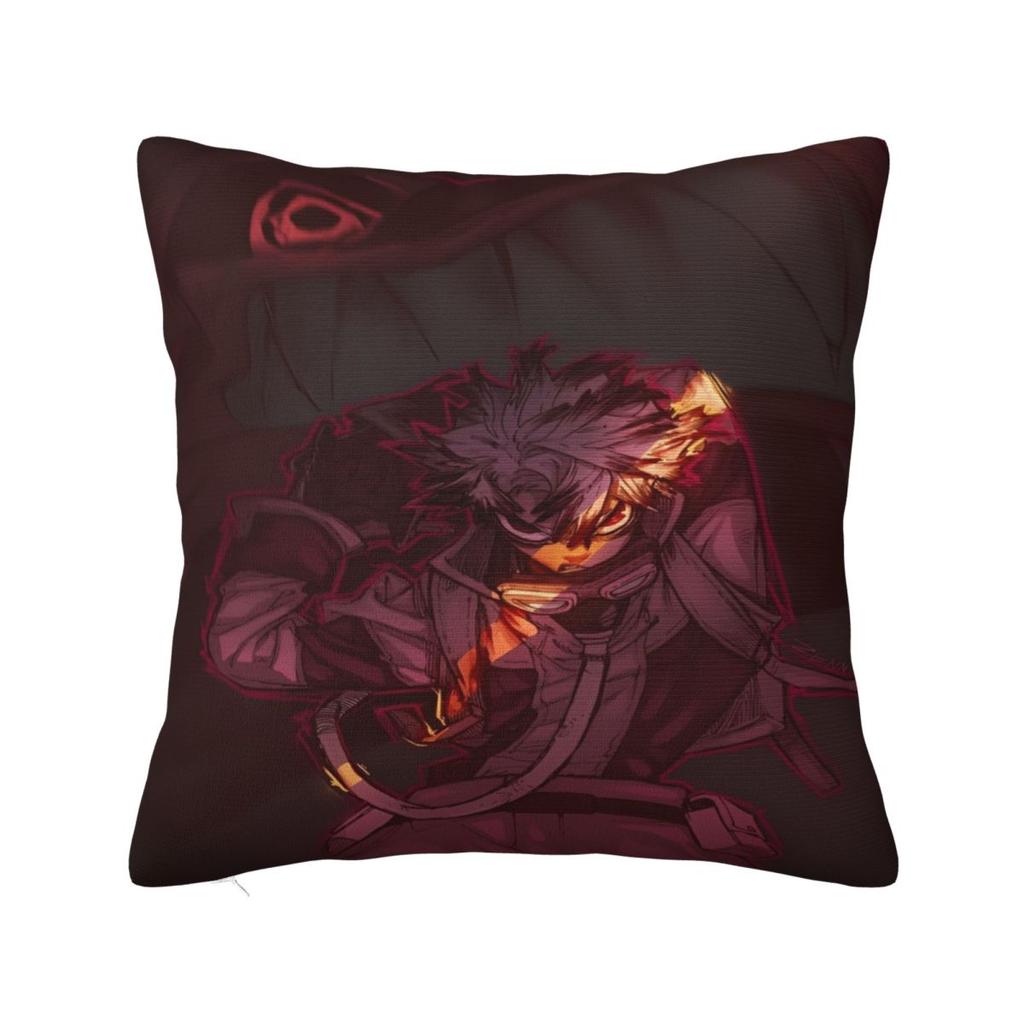 Gachiakuta Pillowcase Cushion Cover Zanka Riyo Enjin Throw Pillow Cover Soft and Home Decoration Zipper Multiple Sizes