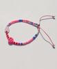 Bonbeau Kitsch Motives Charm Beads Knot Bracelet Kitsch Smile Teddy Bear Charm Beads Thread Bracelet Knot Bracelet