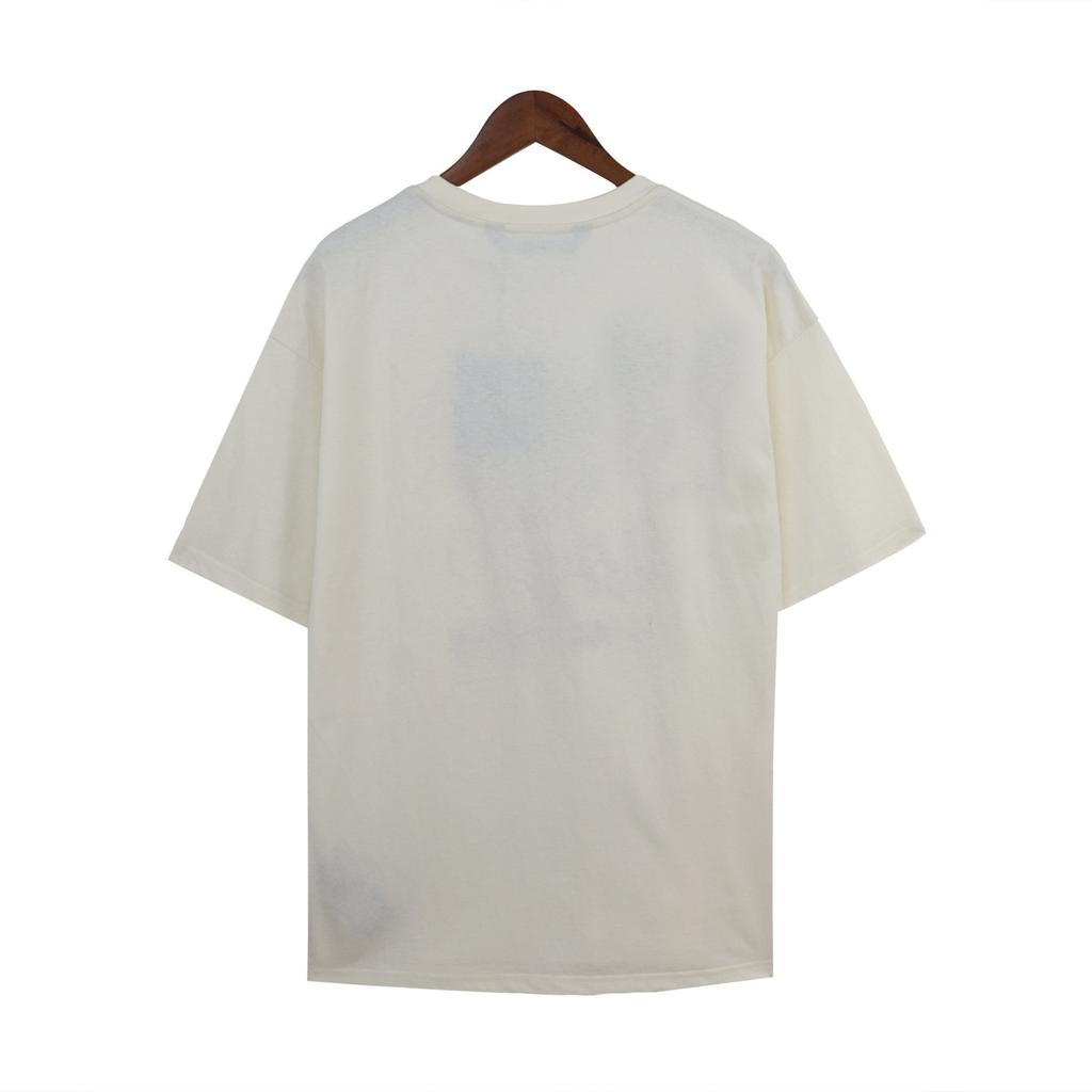 New Palm Angel Angels Year of the Dragon embroidered men's and women's spring and summer leisure sports loose short-sleeved T-shirt