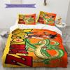 DRAGON BALL Pattern Bedding,Quilt Set Quilt Cover Pillowcase Home Birthday Gift (1 * Duvet Cover + 2 * Pillowcase, Without Core)
