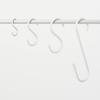 MUJI Aluminum S-Shaped Hook Set S 3 Pieces Silver