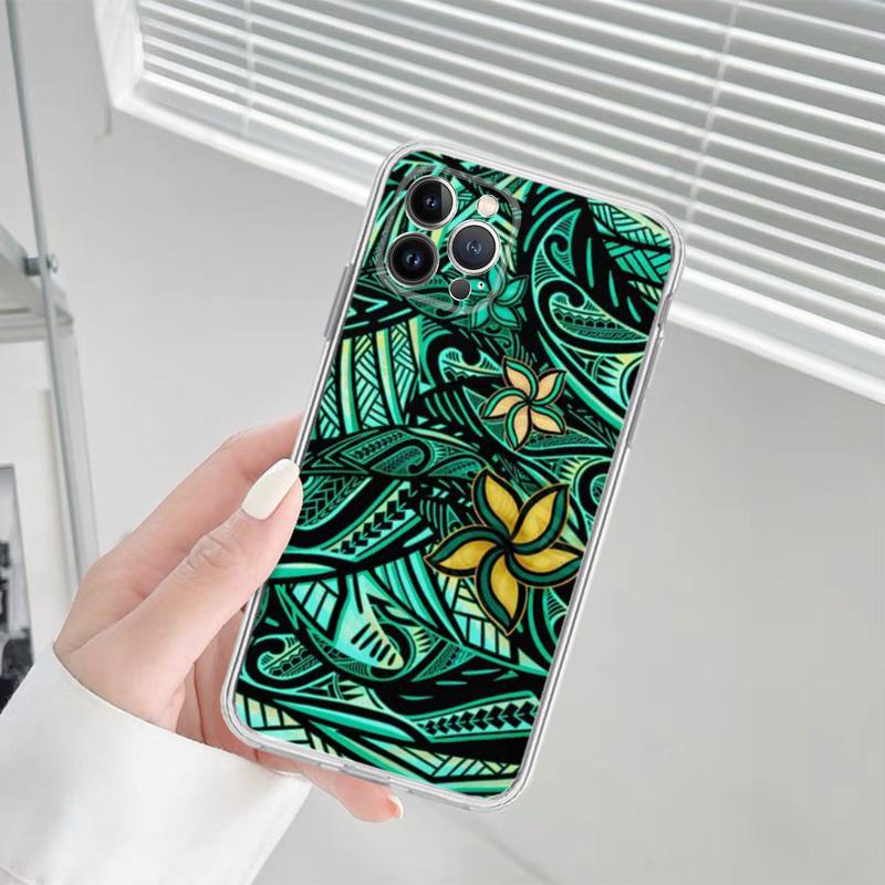 Yinuoda Maori Tribal Samoan Polynéské pouzdro na telefon Silikonové měkké pro iphone 14 13 12 11 Pro Mini XS MAX 8 7 6 Plus X XS XR kryt
