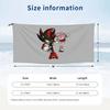 Shadow The Hedgehog Beach Towel Soft Microfiber Quick Dry Absorbent Quick Towels For Mountain Climbing