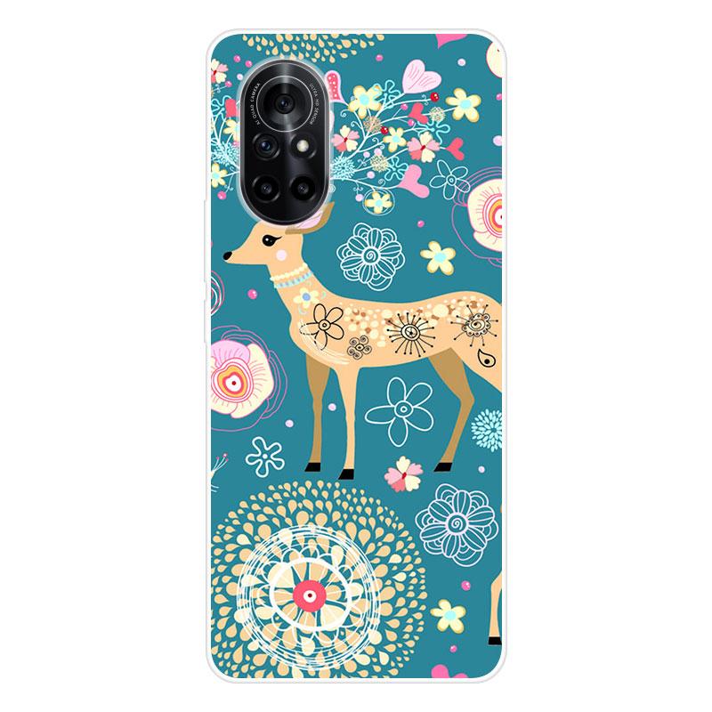 Cover Trasparente Slim Per HUAWEI NOVA 8 - Silicone TPU Morbido Antiurto E Anti-Graffio, Lupo