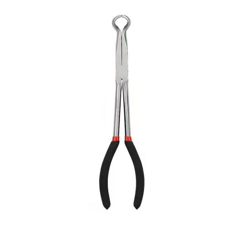 11'' Extra Long Reach Spark Plug Pliers with Ring Head, 280 MM Long Nose Pliers Car Spark Plug Wire