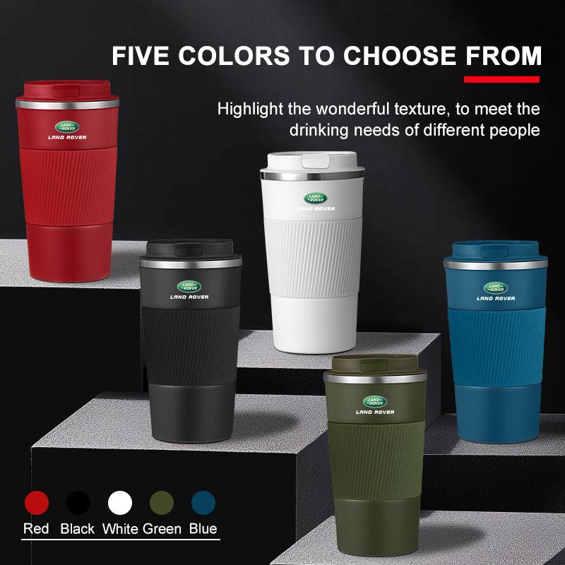 Botella Termo de Café con Emblema Gazoo Racing de Acero Inoxidable Taza Térmica para Emblema Land Rover SVR Freelander 3 SVR L320 L330 Defender Range Rover Evoque