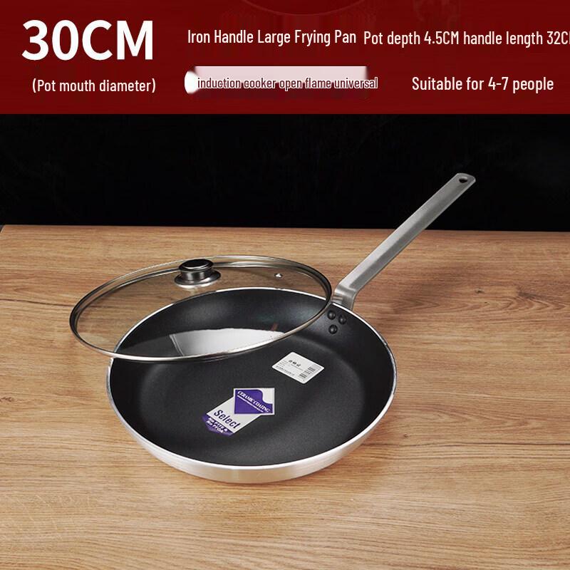 Commercial Non-Stick Stainless Steel Frying Pan