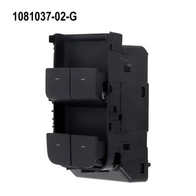 Power Glasses Switch Plastic Power Glasses Switch Fitment For Tesla Front Left Matte Black 1081037-02-F 1081037-02-G
