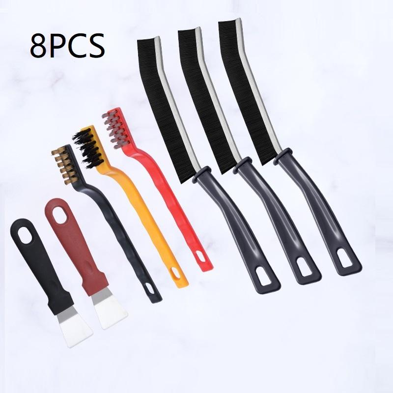 Crevice Cleaning Tool Cleaning Brush Set Multifunctional Kitchen Scrubber Deep Cleaning Supplies Kitchen Brush Stove Top Scraper