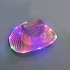 Pearlescent Finish LED Cowboy Hat Luminous Design Glowing Hat Cowgirl Hat  Carnival Party