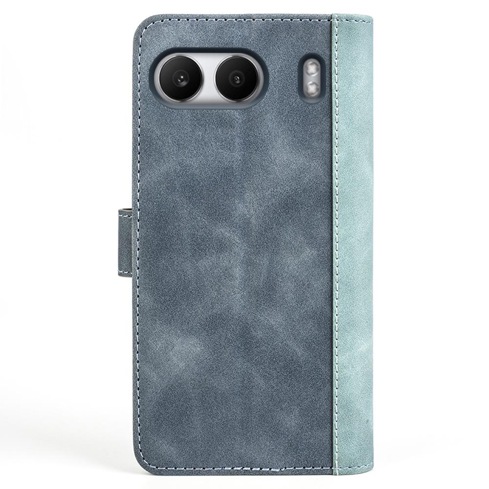 For OnePlus Nord 4 Wallet Case Leather Phone Cover Splicing Color