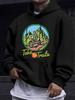 American/European Style Unisex Autumn/Winter Printed Hoodie Long-Sleeve Sweatshirt, Mountain Biking Scenic Outdoor Badge Print Hooded Sweatshirt, Camp