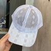 Summer new hollow lace four-leaf clover baseball cap women's versatile breathable travel fashion sunshade cap
