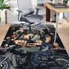 1pc Sons of Anarchy themed Office Carpet Chair Mats - durable polyester rug for home theater, office, dorm room decor - tA37