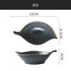 Ceramic Leaf Bowl Dessert Plate Snack Bowl Fruit Plate Dipping Dish Tasting Plate Seasoning Dish Pickled Vegetables Plates Tray