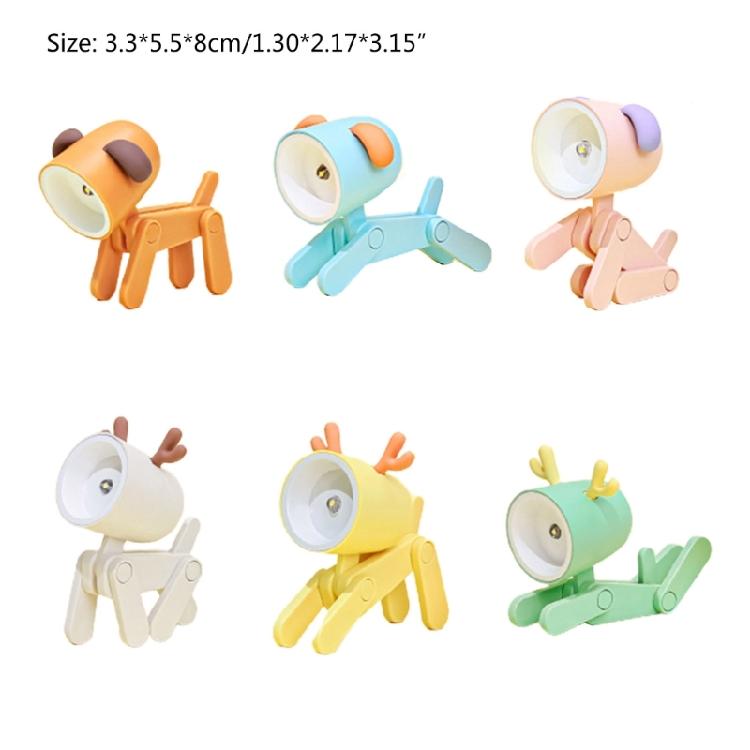 Night Reading Book Lamps for Night Macaron-Color Lamp Mini LED Desk Lamp