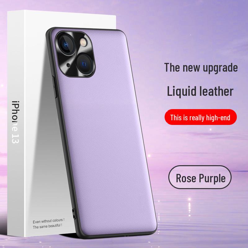

Protective liquid leather case for Apple 13, anti-fall and anti-fouling, one-piece design. Apple 13 белый