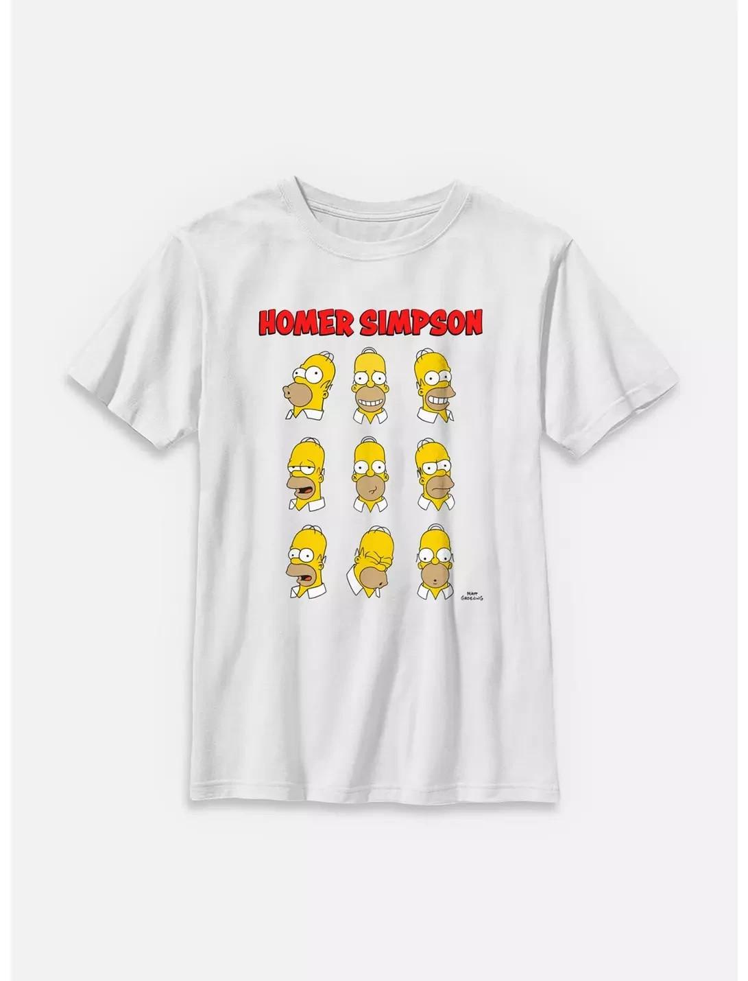 The Simpsons Expressions Homer T-Shirt S-5XL XXXXL