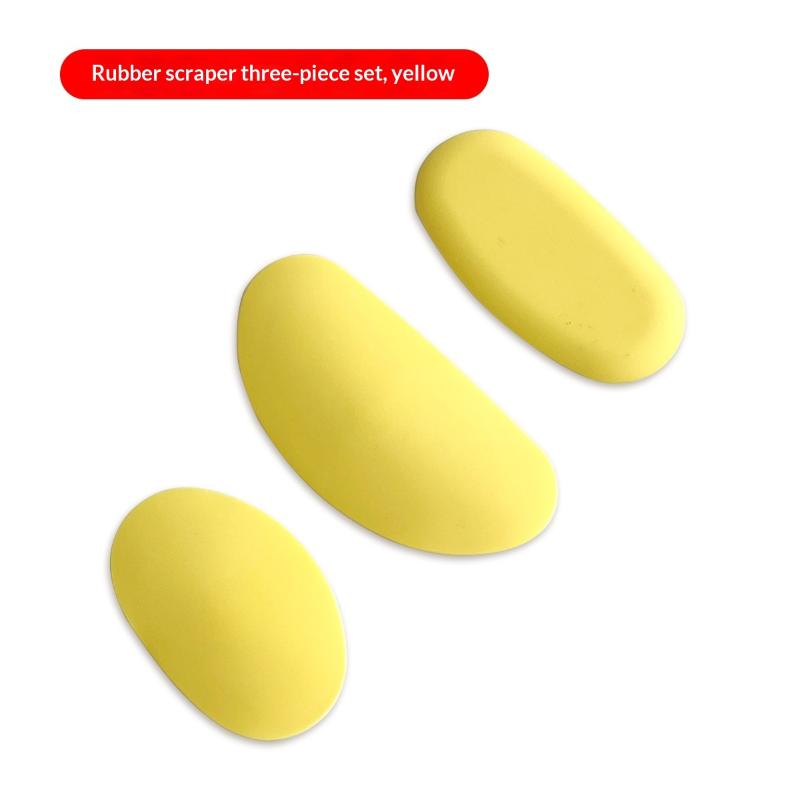 3PCS Silicone Pottery Ribs, Clay Potter Tools Rubber Rib Tool For Pottery, Soft Clay Rib For DIY Crafting Modeling