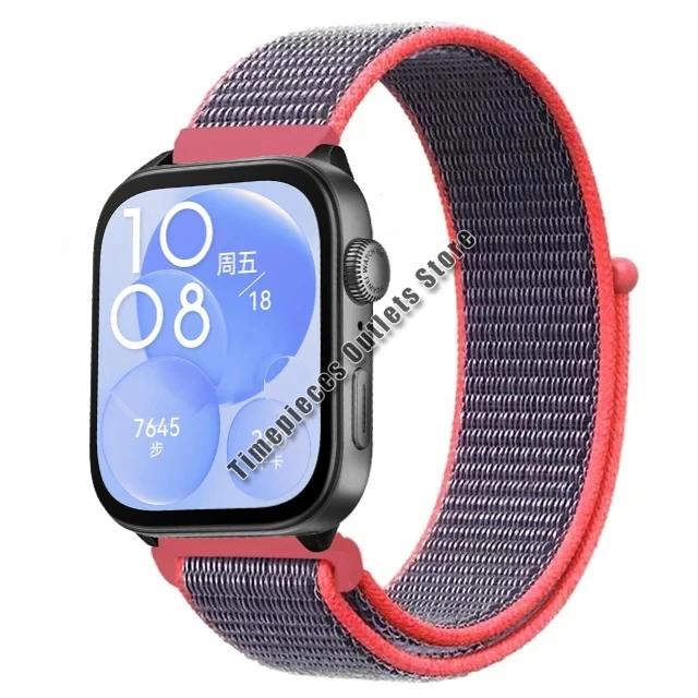Nylon Loop Strap For Huawei Watch Fit 3 Sport Breathable Replacement Bracelet Wristband For Huawei Watch Fit 3 Belt Accessories