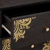 Nightstand Black 40 x 33 x 46 cm Solid Mango Wood