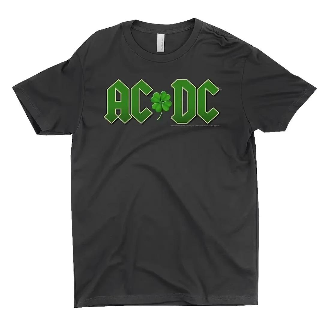 

Женская летняя футболка с принтом букв ACDC, графическая одежда рок-группы, мужские модные топы, футболки, женская повседневная уличная одежда 4XL